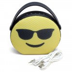 Wholesale Sunglasses Emoji Portable Bluetooth Wireless Speaker MY551BT (Sunglasses)